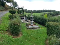 Bij de boerderij met pelgrims rustplaats