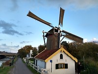 Droogmaalmolen bij Maassluis