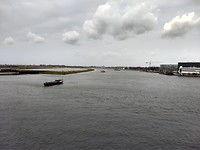 Vanaf de brug over de Noord