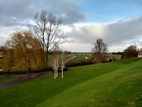 Zicht vanaf de Lekdijk