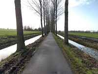 Kaarsrecht fietspad
