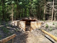 Onderduikershol uit WO 2 in Valtherbos