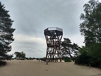 terug op het Kootwijkerzand: de Zandloper