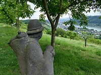 Boven op de Langenbergskopf, nog steeds genietend van het uitzicht