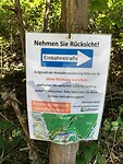 eenrichtingsverkeer in de Ruperts klamm