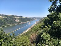 in de verte is Pfalzgrafenstein nog te zien