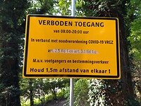 Corona waarschuwing