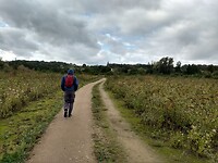 Tegen de wind in bij de Kleine Weerd