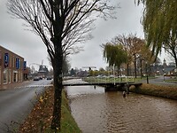 Pekel-Aa met bruggetjes en molen