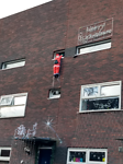 in de mooist versierde straat van Groningen