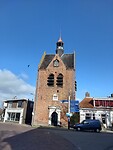 toren van de kerk (1515) in Scheemda