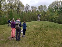 Pieterpad monument op het Sleenerzand