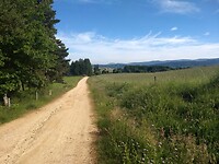 Geleidelijk klimmen na Langogne