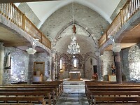 In het kerkje van Luc