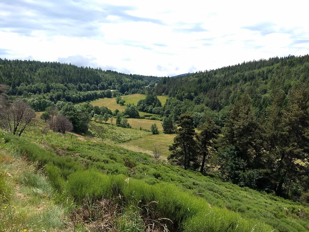 Afdalen naar Chasserades