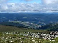 Uitzicht vanaf de Finiels