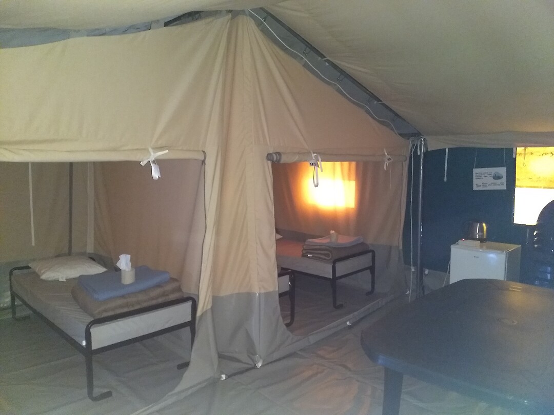 Interieur tent Maribou
