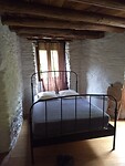 Mijn bed in de mooie oude gite