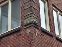 prachtige hoekgevelsteen