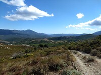 Afdaling richting Poggio