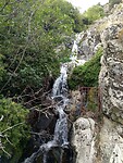 Waterval uitmondend in de Golo
