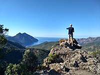 Cache "vue sur Girolata"