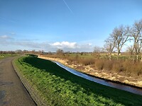 Weer op de dijk, nu in de zon!