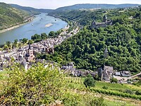torens en stadmuren van Bacharach
