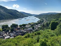 uitzicht vanaf Burg Stahleck