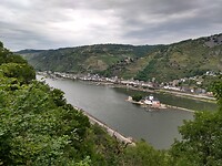 Uitzicht op Pfaltz Grafenstein