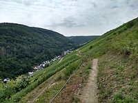 smalle paadjes naar Bacharach