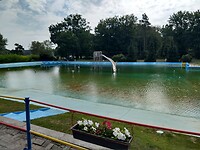 Boszwembad bij camperplaats Crinitz