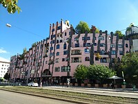 De groene citadel van Hundertwasser