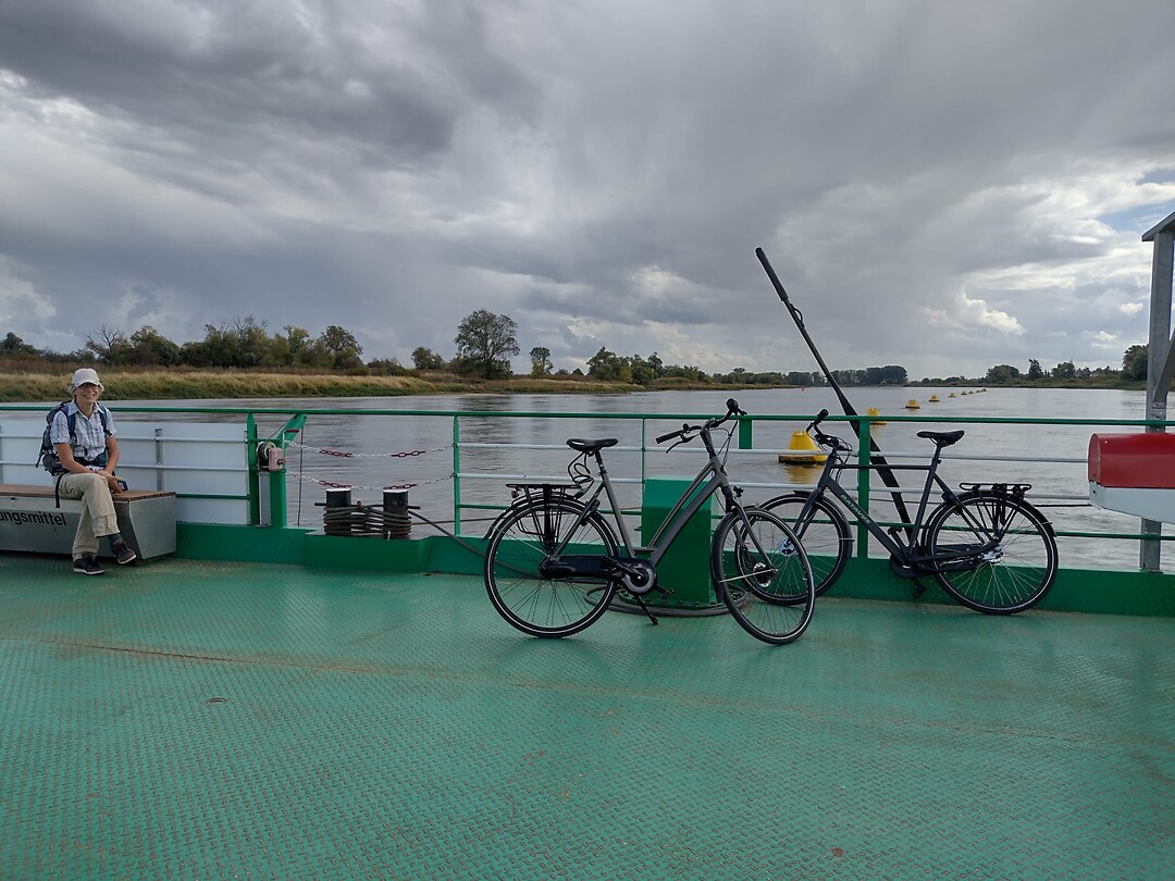 Op de veerpont