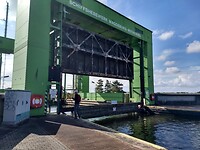 Oude hefsluis tussen Elbe en Mittelland kanaal
