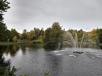 grote vijver aan eind Sprengvallei