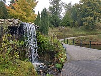 watervalletjes in park Apeldoorn
