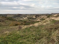 Uitzicht vanaf 35m boven NAP