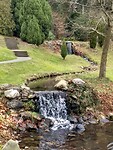 Watervalletjes in Stadspark Berg en Bos