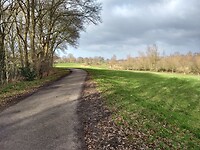 Nieuwe dijk langs Apeldoorns kanaal bij Hattem