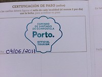 Het eerste stempel