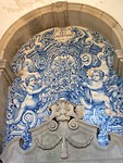 Azulejos op de muren van de kathedraal