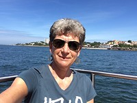 Selfie op de watertaxi