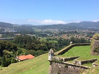 Uitzicht van Valenca do Minho op de Spaanse overkant