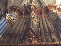 Orgel in kathedraal