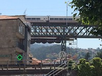 Spoorbrug in Redondela