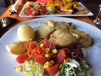 Vis op het menu