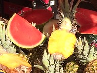 Exotisch fruit op de markt