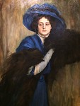 Raimundo de Madruzo, Porttret van ern dame in blauw, c. 1897-1905