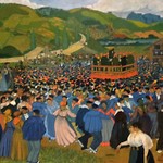 Jose Arrue, Village Festival, c. 1920